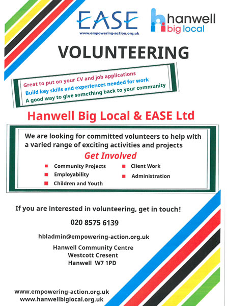 EASE Volunteering Poster