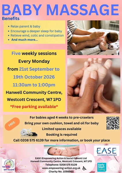 Baby Massage 21st September 2026