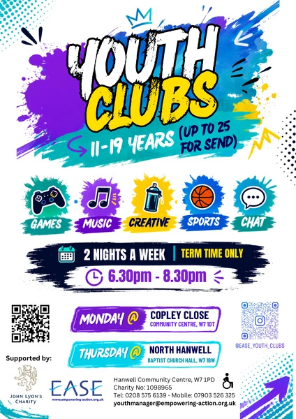 NEW Youth Club Poster